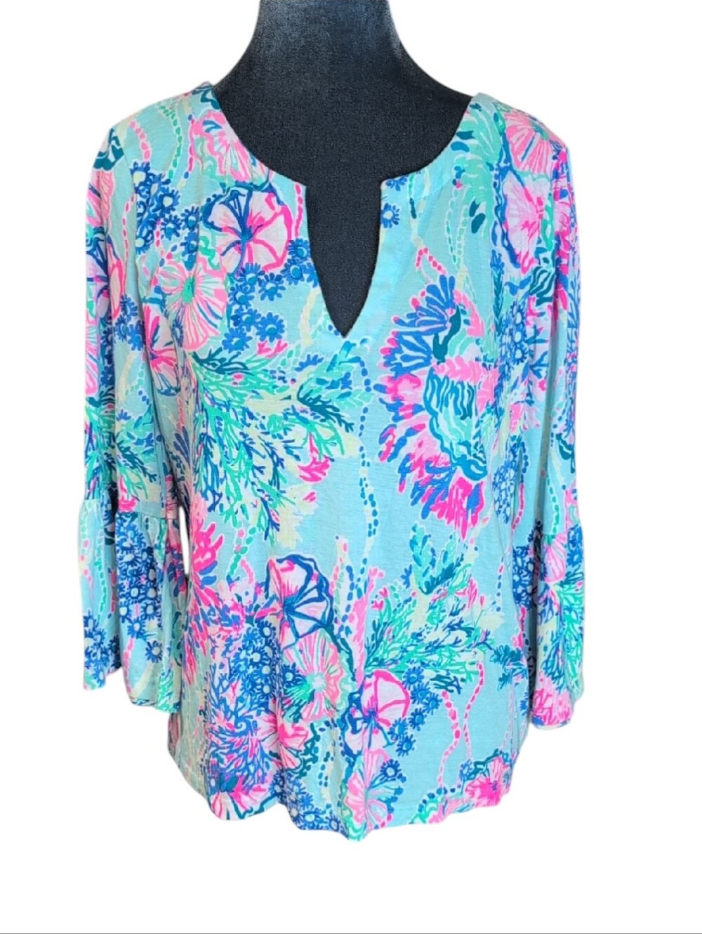 Lilly Pulitzer Tosha Top in Beach You To It Size Large NWOT